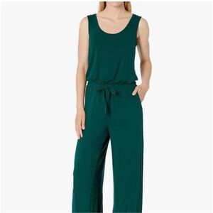 Amazon Essentials Elegant Teal Sleeveless Jumpsuit Size S